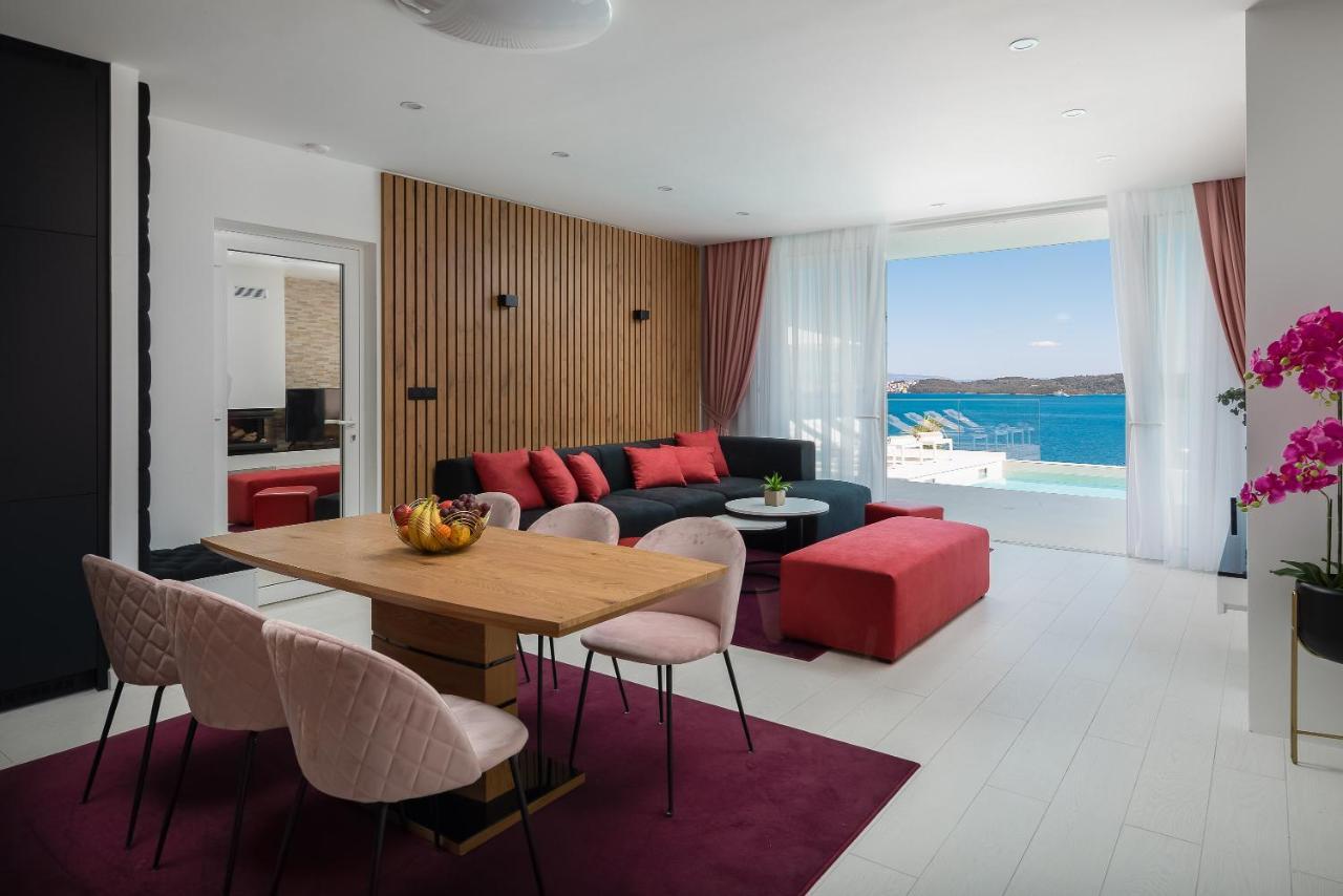 Villa Adria View With Heated Pool I トロギール エクステリア 写真