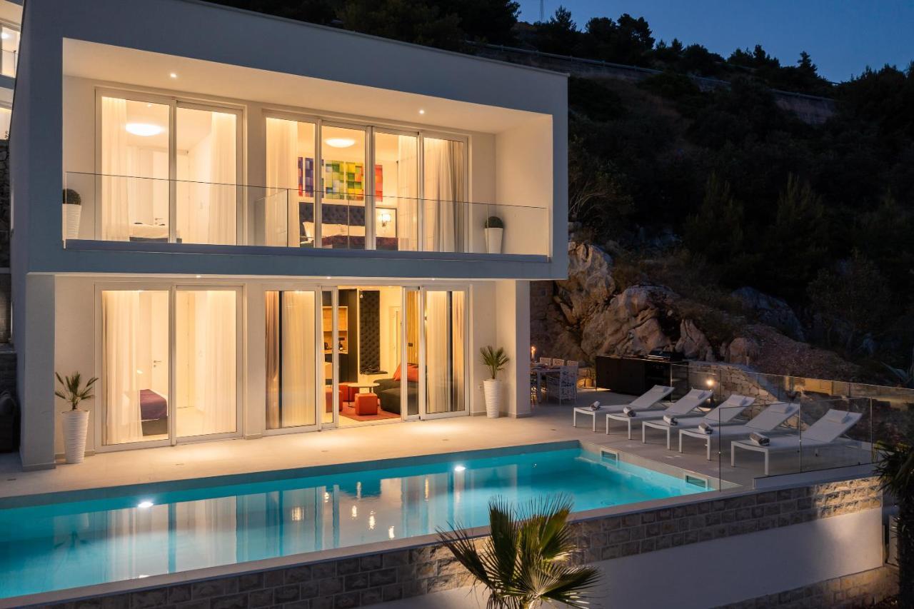 Villa Adria View With Heated Pool I トロギール エクステリア 写真