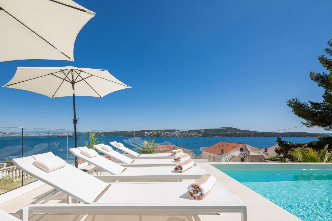 Villa Adria View With Heated Pool I トロギール エクステリア 写真