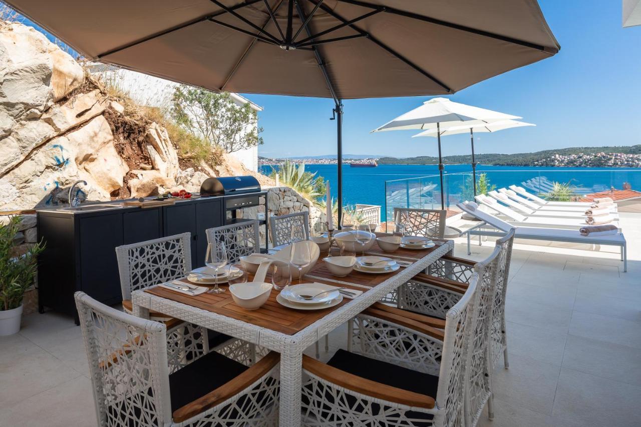 Villa Adria View With Heated Pool I トロギール エクステリア 写真