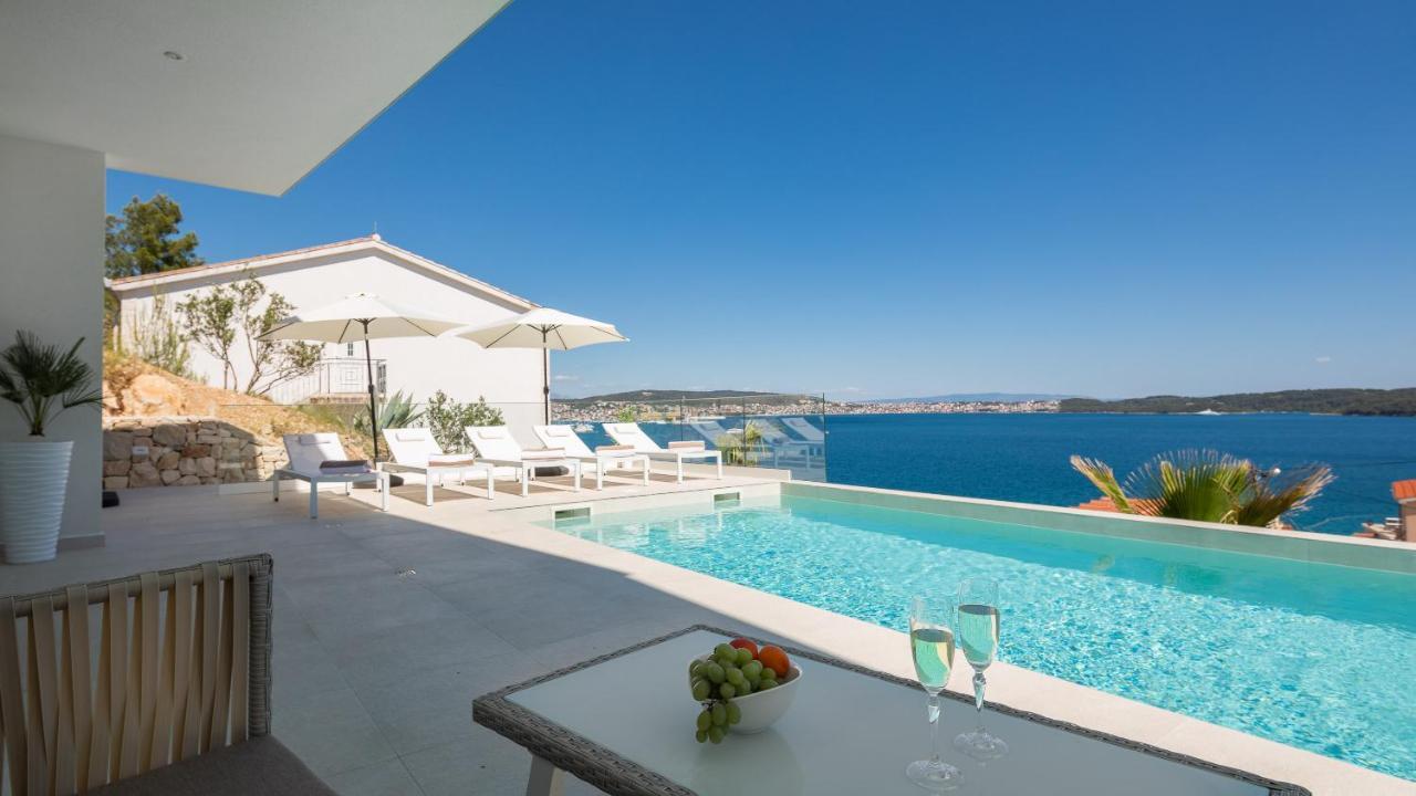 Villa Adria View With Heated Pool I トロギール エクステリア 写真