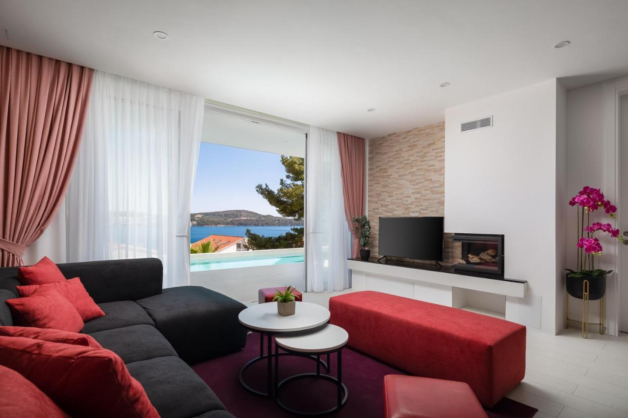 Villa Adria View With Heated Pool I トロギール エクステリア 写真