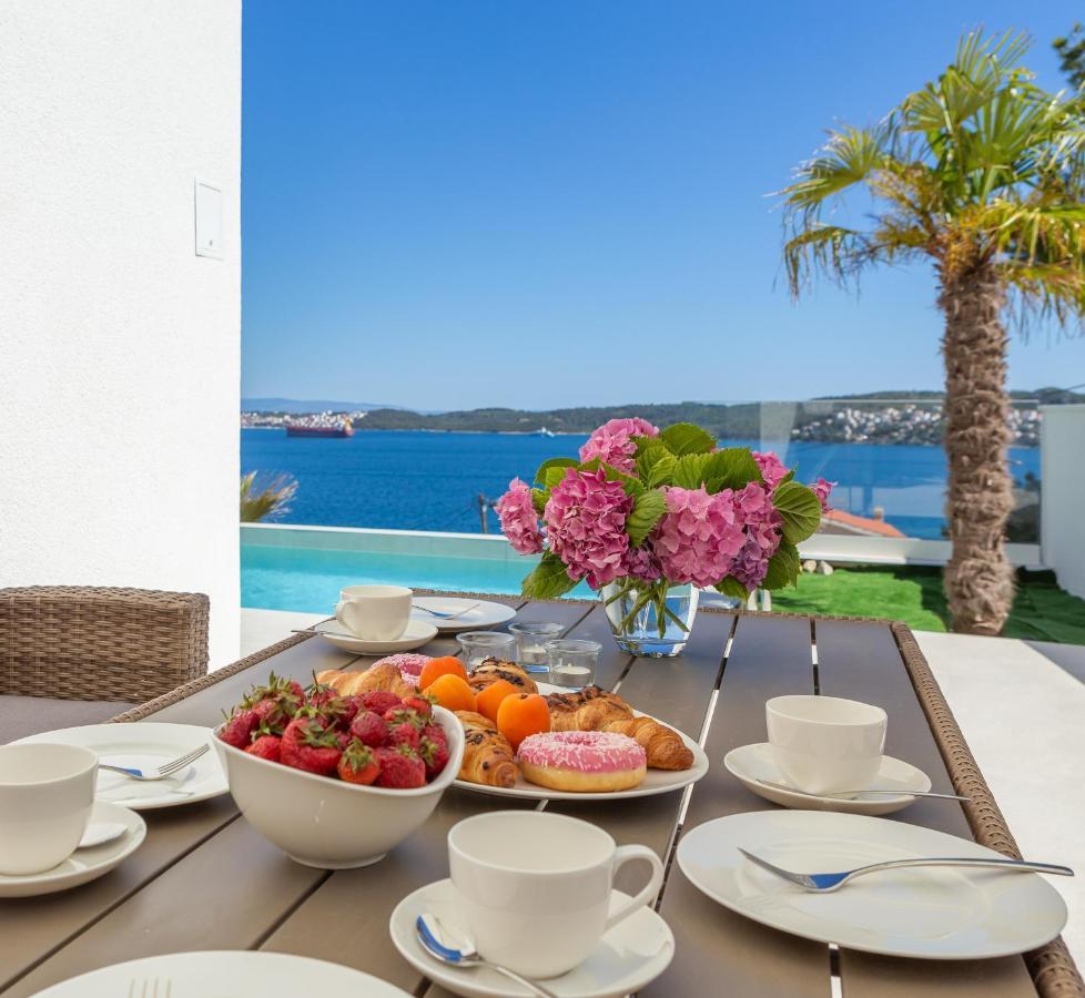 Villa Adria View With Heated Pool I トロギール エクステリア 写真