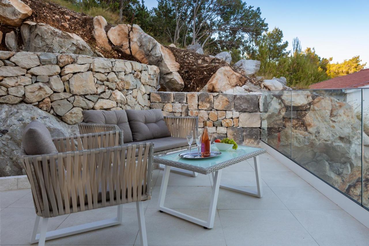 Villa Adria View With Heated Pool I トロギール エクステリア 写真